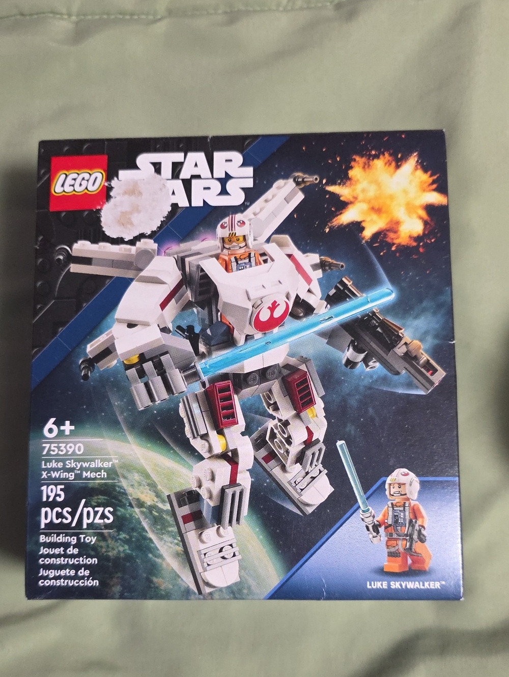 LEGO Star Wars Luke Skywalker X-Wing Mech - White and Red